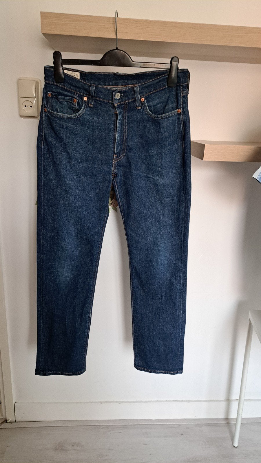 Levi's 514 Straight Jeans W32 L32 -, Levi's, Blauw, W32 (confectie 46) of kleiner, Ophalen of Verzenden