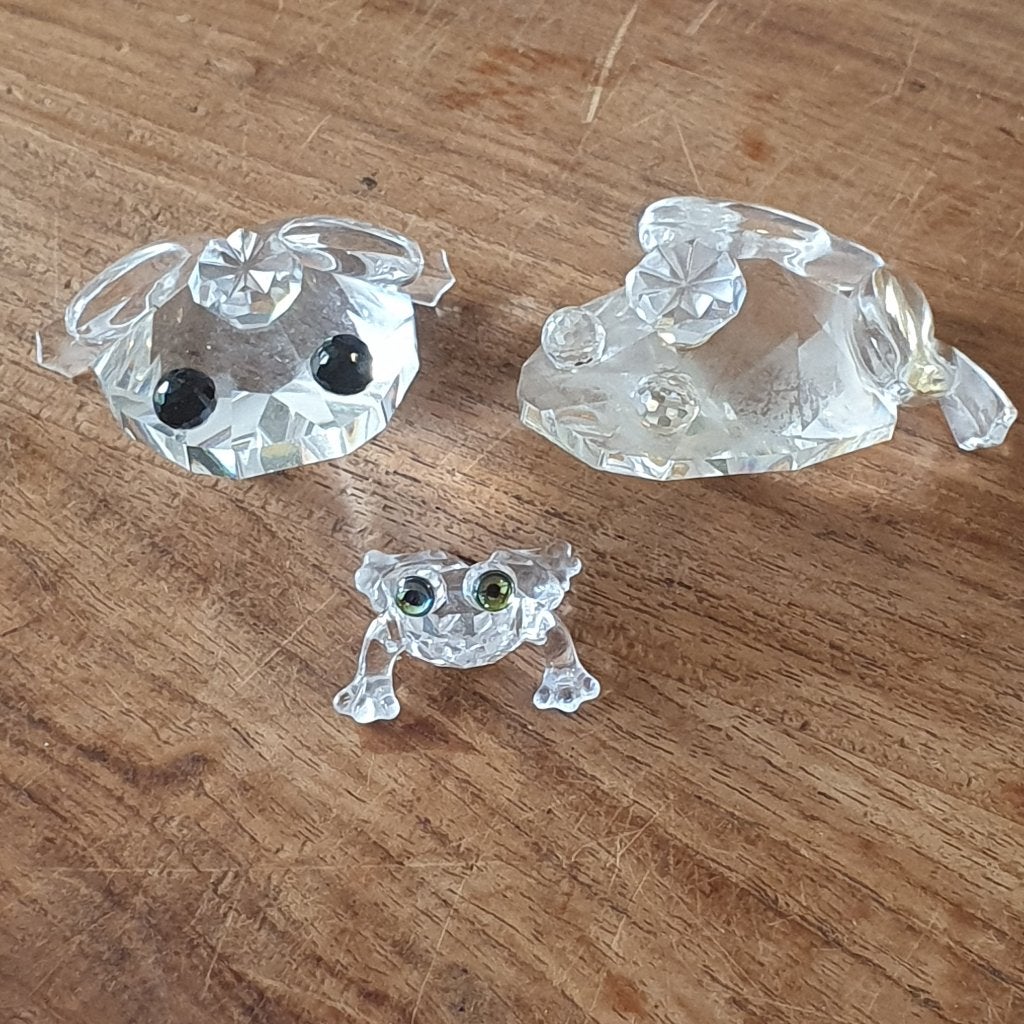 Swarovski 3 kikkers, Verzamelen, Ophalen, Zo goed als nieuw, Figuurtje