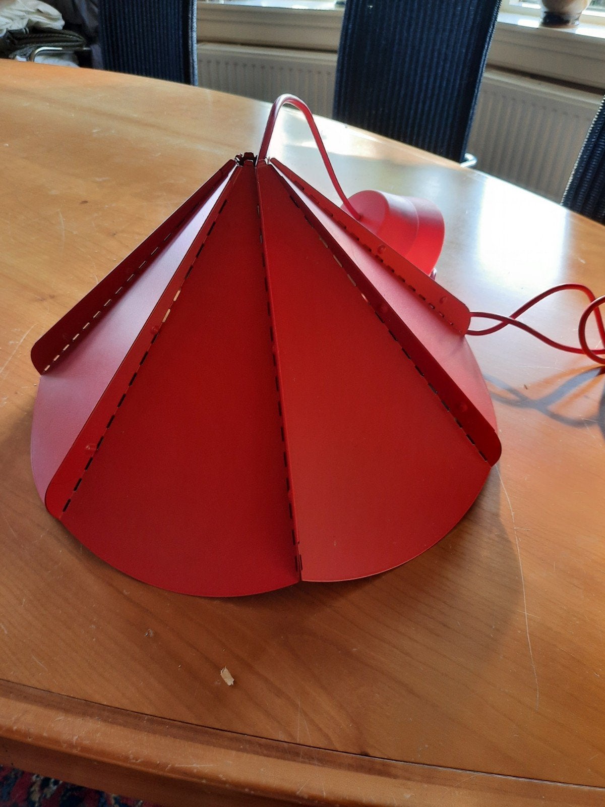 ikea hanglamp jonosfar rood, Ophalen, Metaal