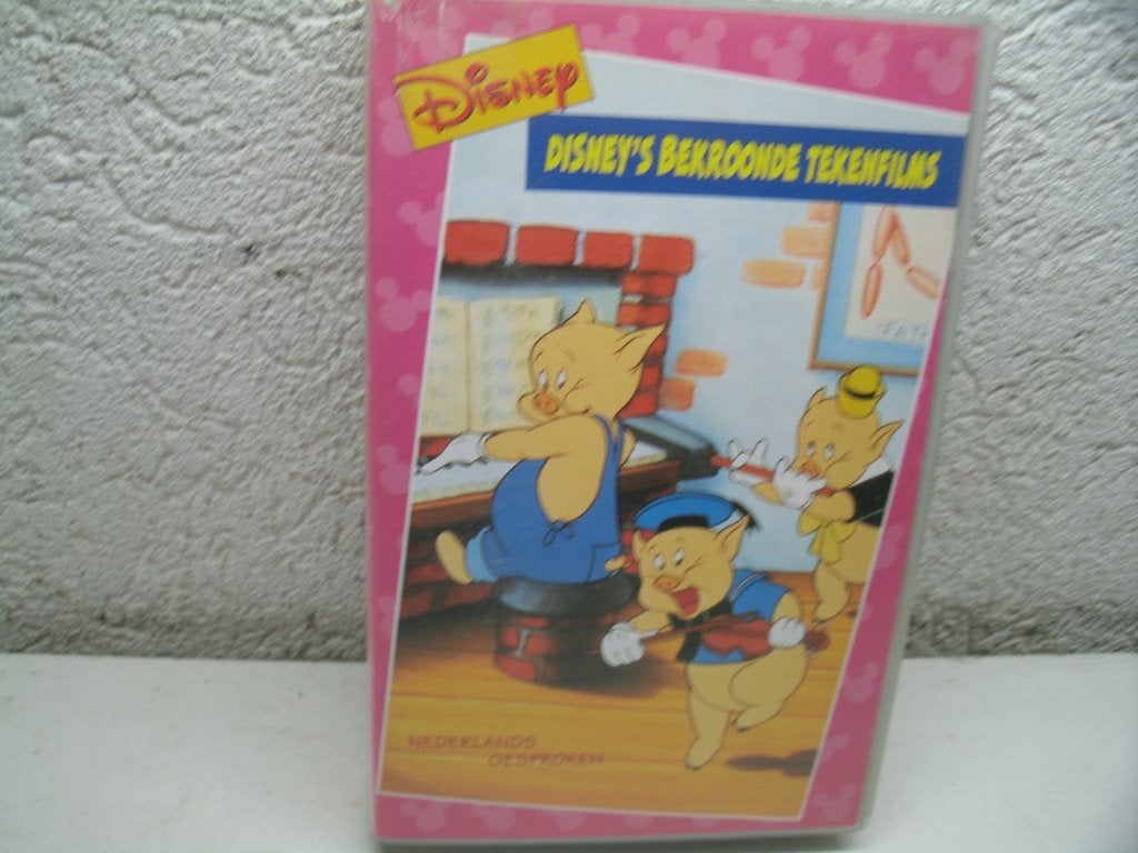 vhs 143a disney's bekroonde tekenfilms, Alle leeftijden, Ophalen of Verzenden, Zo goed als nieuw