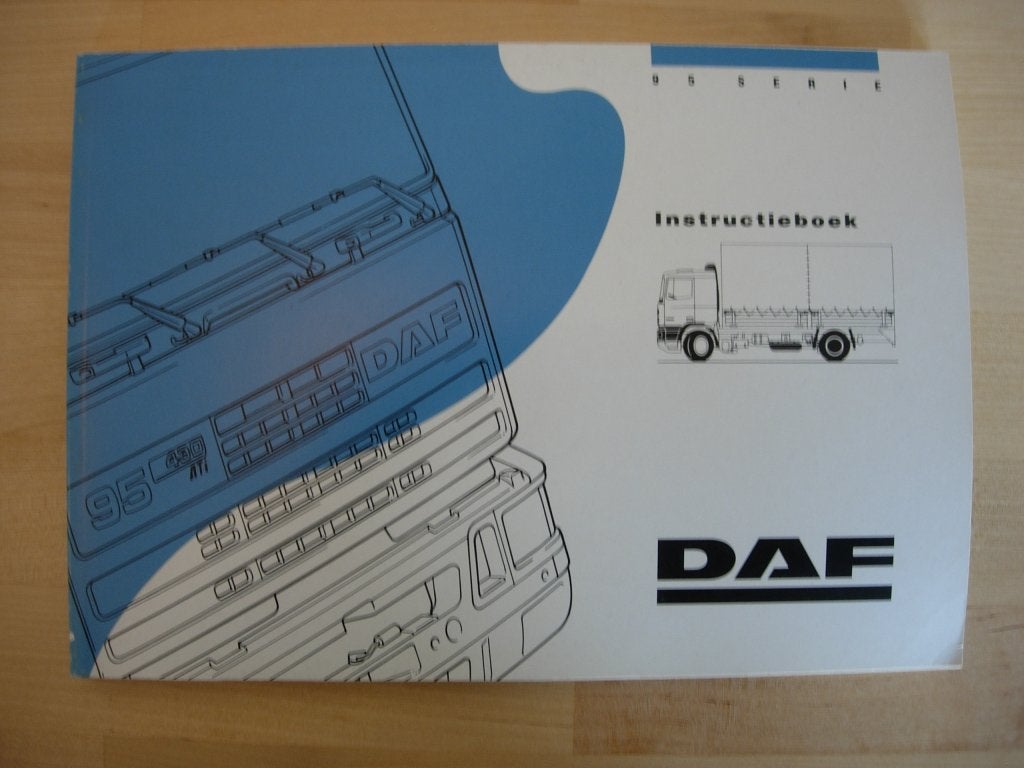 DAF 95 Instructieboek 1993 – Handleiding, Ophalen of Verzenden