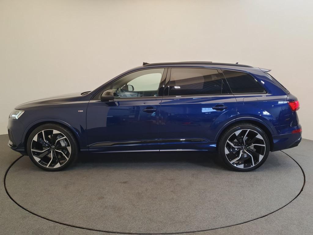 Audi Q7 55 TFSI e quattro S-Line Panoramadak, Luchtvering, W, Auto's, Audi, Automaat, 12 maanden, Gebruikt, 2995 cc