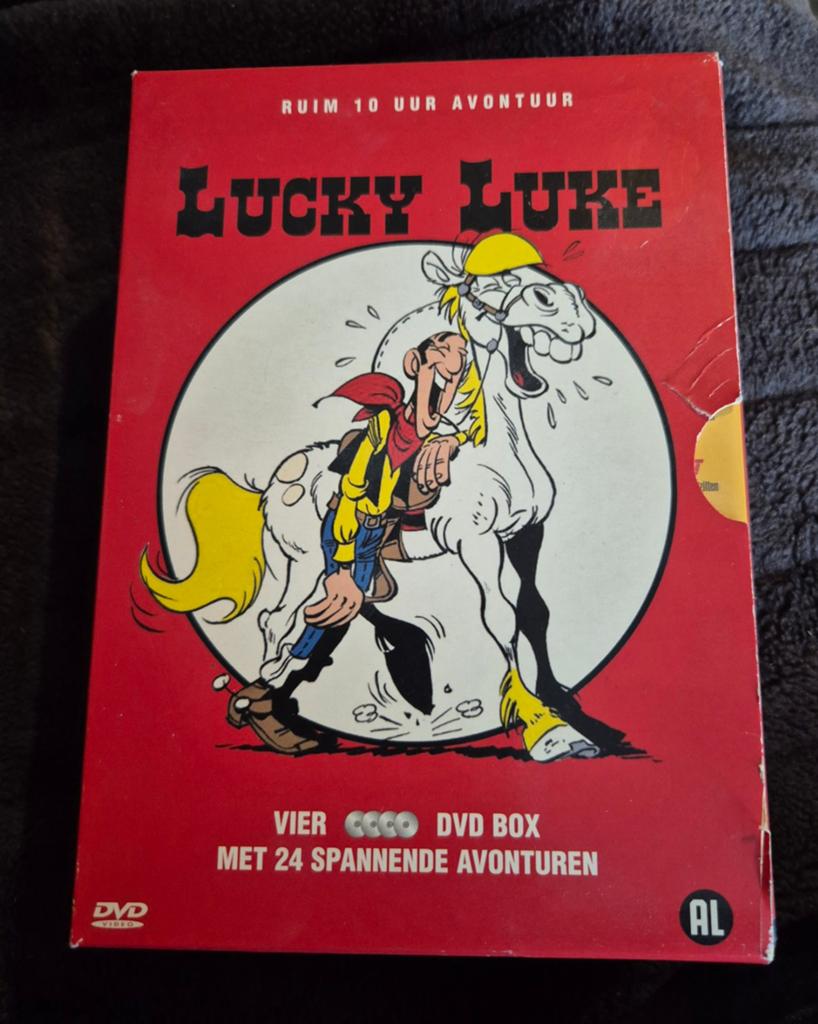Lucky Luke DVD Box - Ruim 10 uur avontuur!, Alle leeftijden, Ophalen of Verzenden, Zo goed als nieuw, Europees