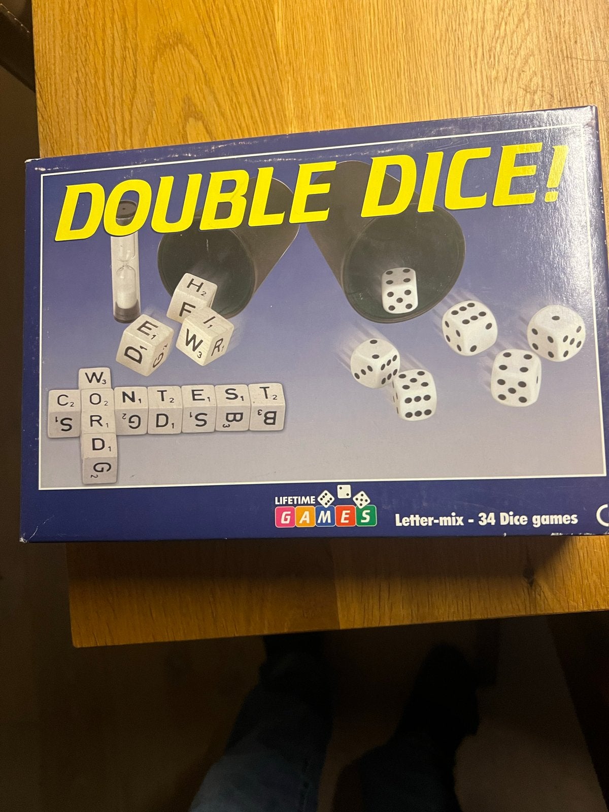 Double Dice! Letter-mix - 34 Dice games, Een of twee spelers, Ophalen of Verzenden, Gebruikt