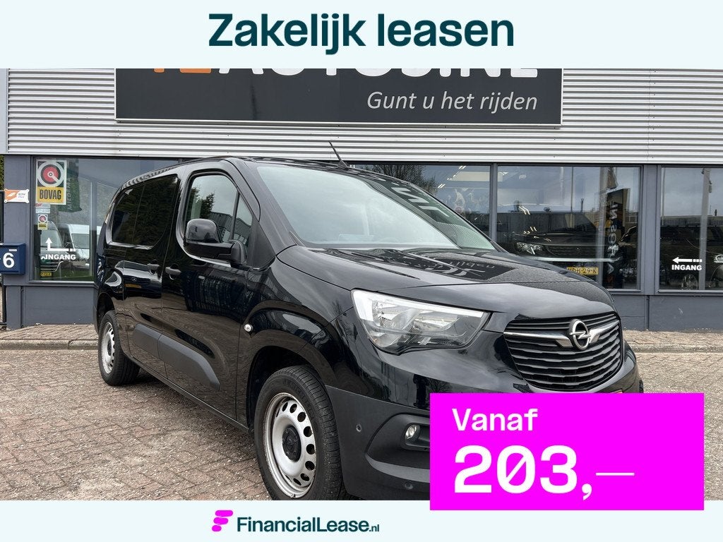 Opel Combo 1.5D L2H1 Navi/Carplay/Camera/Cruise, Voorwielaandrijving, Gebruikt, 4 cilinders, Zwart