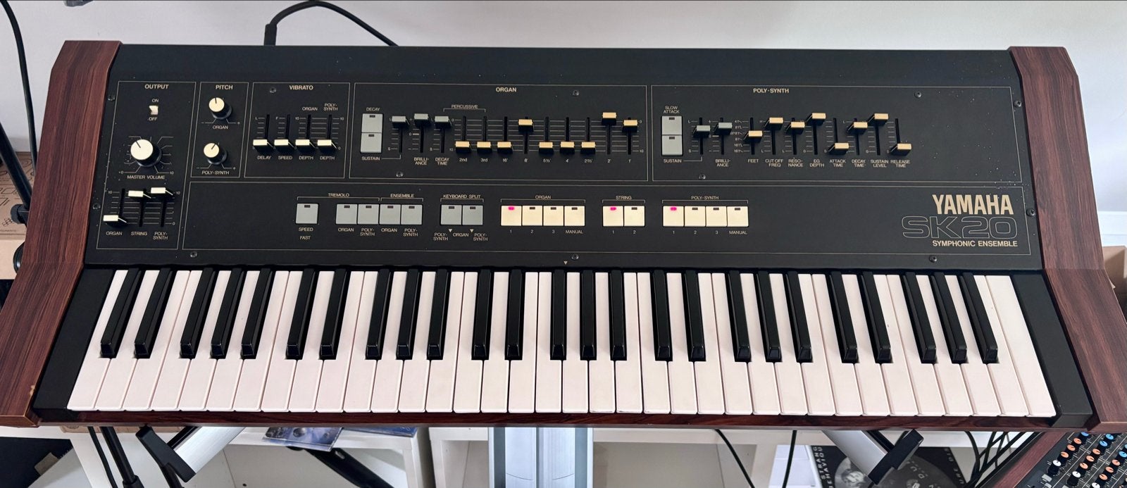 Yamaha SK20 Synthesizer vintage en Oberheim Matrix 1000, Ophalen of Verzenden, Gebruikt, 61 toetsen, Yamaha