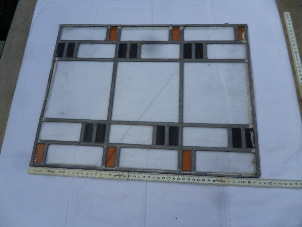 Glas in lood raam, Doe-het-zelf en Verbouw, Glas en Ramen, Ophalen, Gevelraam of Ruit, Minder dan 80 cm, Minder dan 80 cm