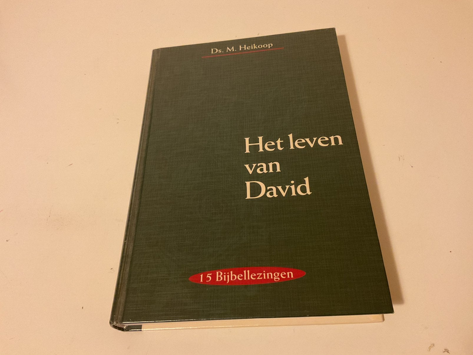Ds. M. Heikoop - Het leven van David, 15 Bijbellezingen, Boeken, Ophalen of Verzenden, Zo goed als nieuw, M. Heikoop