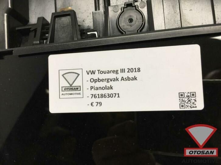vw touareg iii 2018 opbergvak asbak pianolak 761863071, Gebruikt, Volkswagen, Volkswagen AG, Berliner Ring 2
38440  Wolfsburg, DE