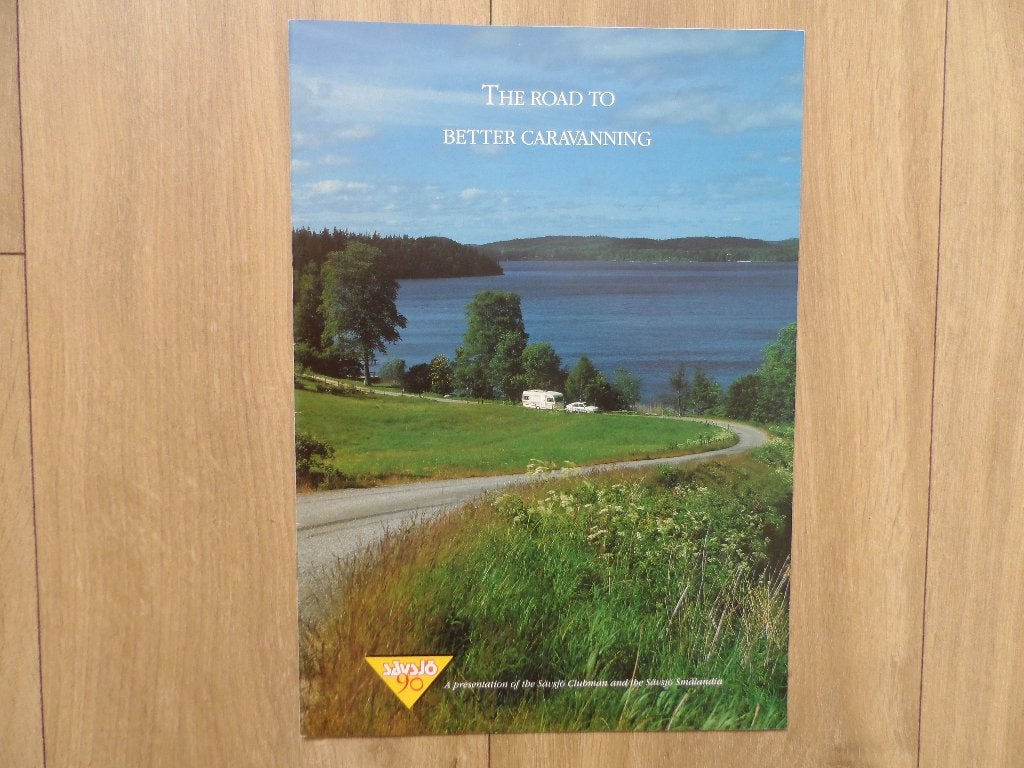 Folder Sävsjö caravan 1990, Ophalen, Zo goed als nieuw