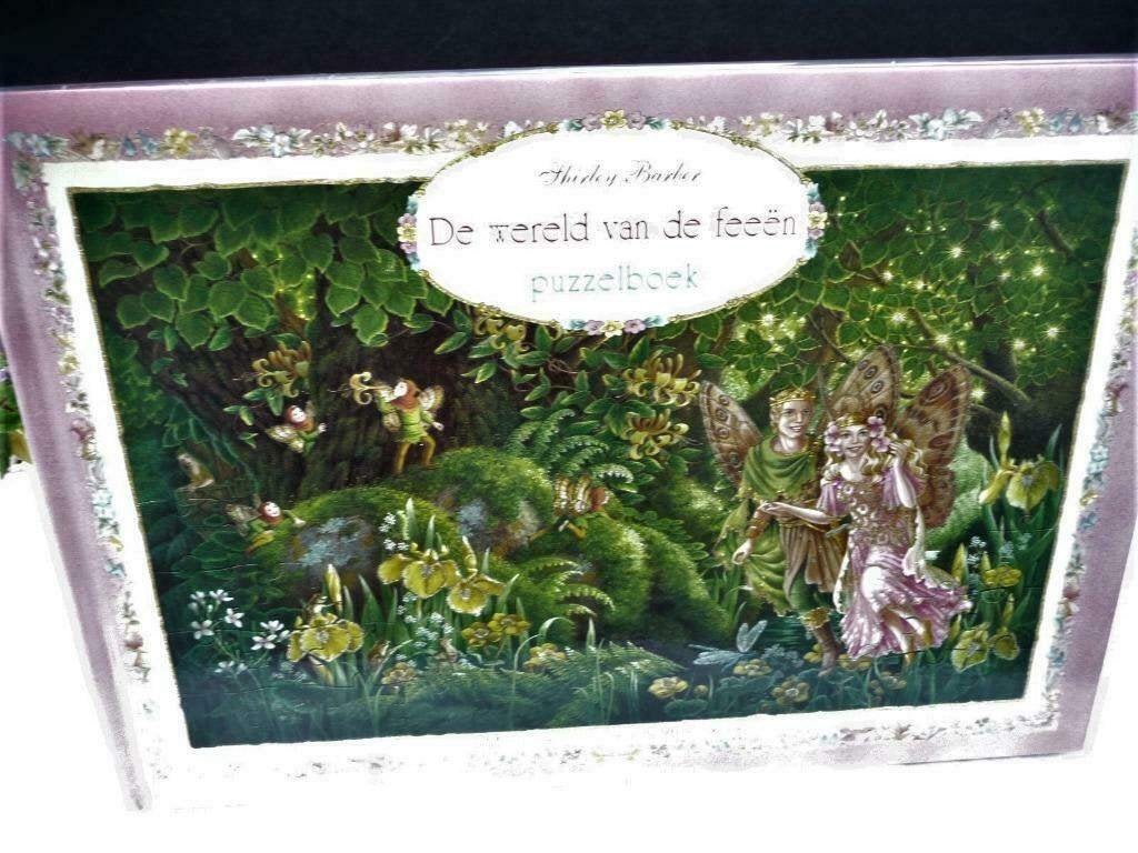 FEE boek met 4 puzzels, de wereld van de FEEEN, 39 x 26 ,ELF, Fictie algemeen, Verzenden, Zo goed als nieuw, SHIRLEY BARBER DOOR B &B