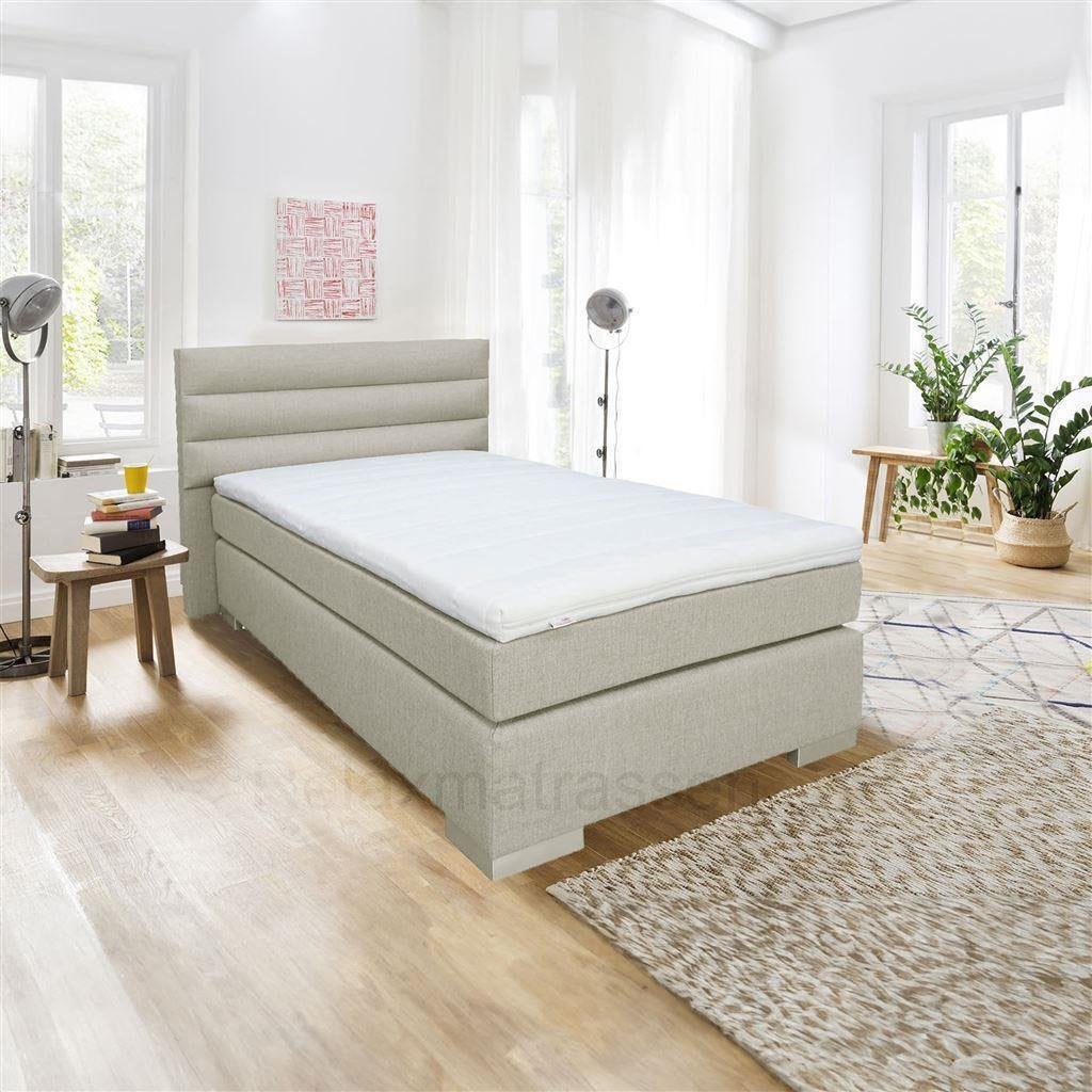 Boxspring Viesta 1-persoons, 90 cm, Verzenden, Zwart, Nieuw