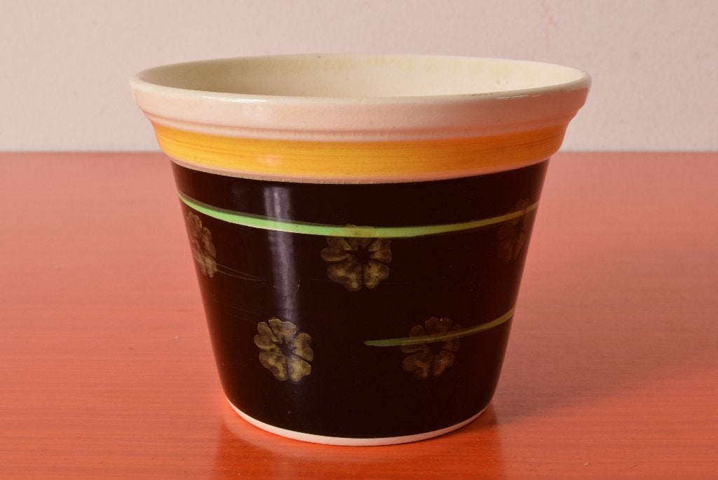 Retro vintage jaren 50 / jaren 60 design bloempot, Ophalen of Verzenden