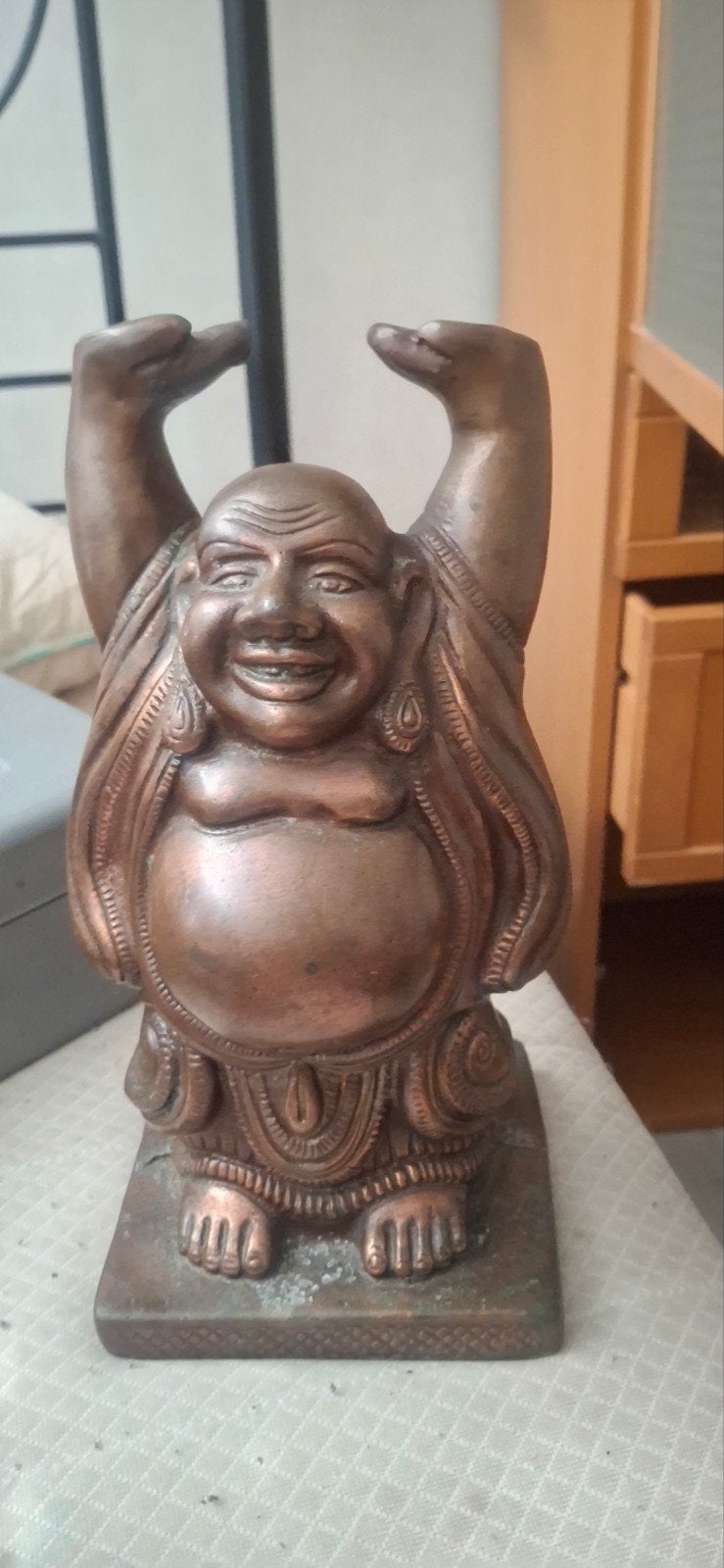 Bronzen beeld, Ophalen