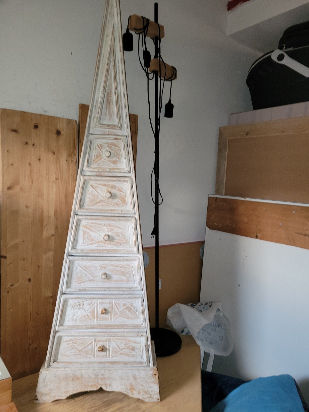 houten driehoekig kastje, Ophalen, 25 tot 50 cm, 50 tot 100 cm, Minder dan 100 cm