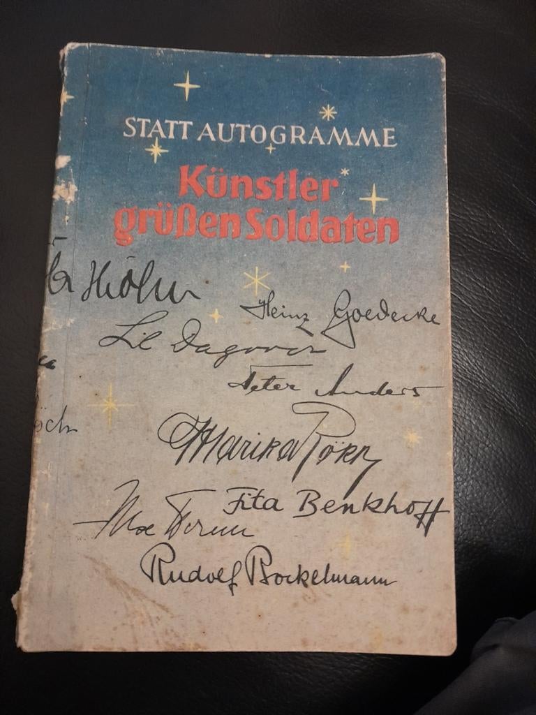 Boekje Kunstler grussen Soldaten 1944, Ophalen of Verzenden, Duitsland, Boek of Tijdschrift