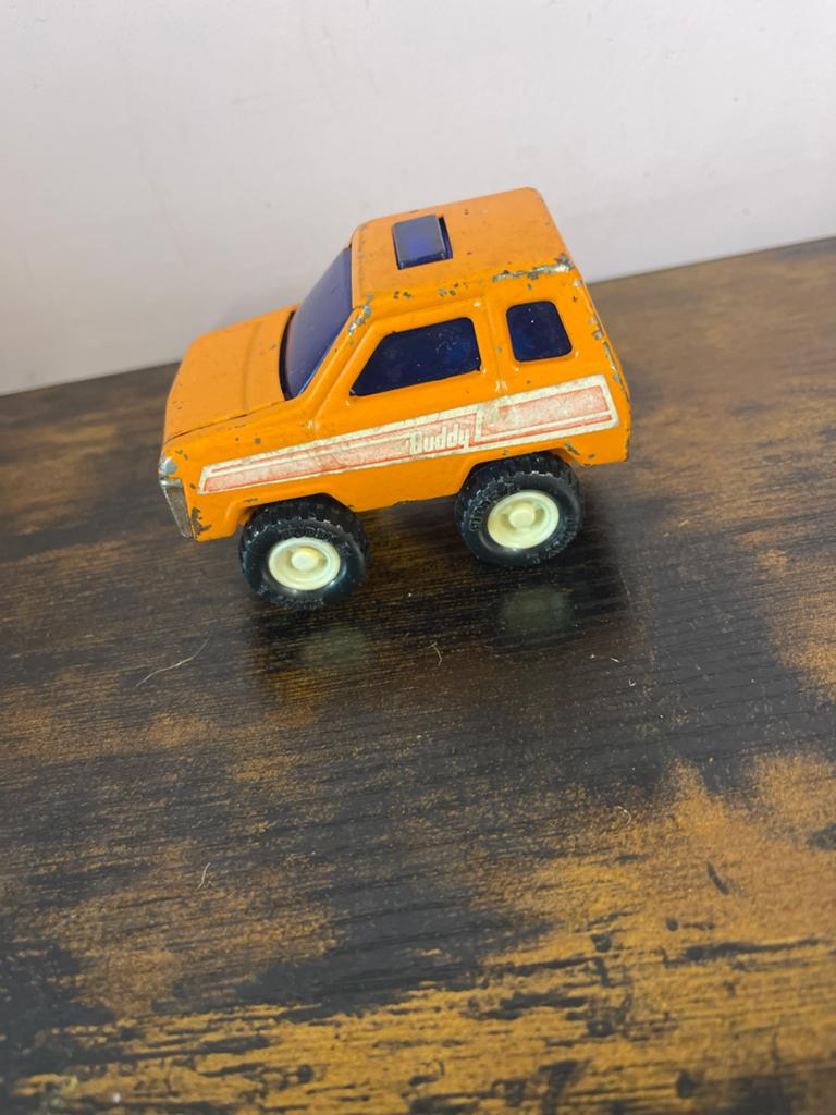 Vintage Buddy L Jeep Speelgoedauto Oranje Hong Kong, Ophalen of Verzenden, Gebruikt