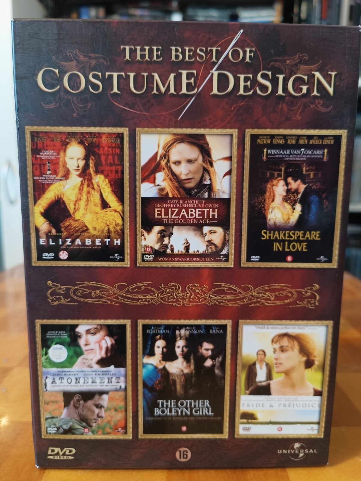 The Best of Costume Design Dvd Boxset (6 films), Engels, Ophalen of Verzenden, Zo goed als nieuw, Alle leeftijden