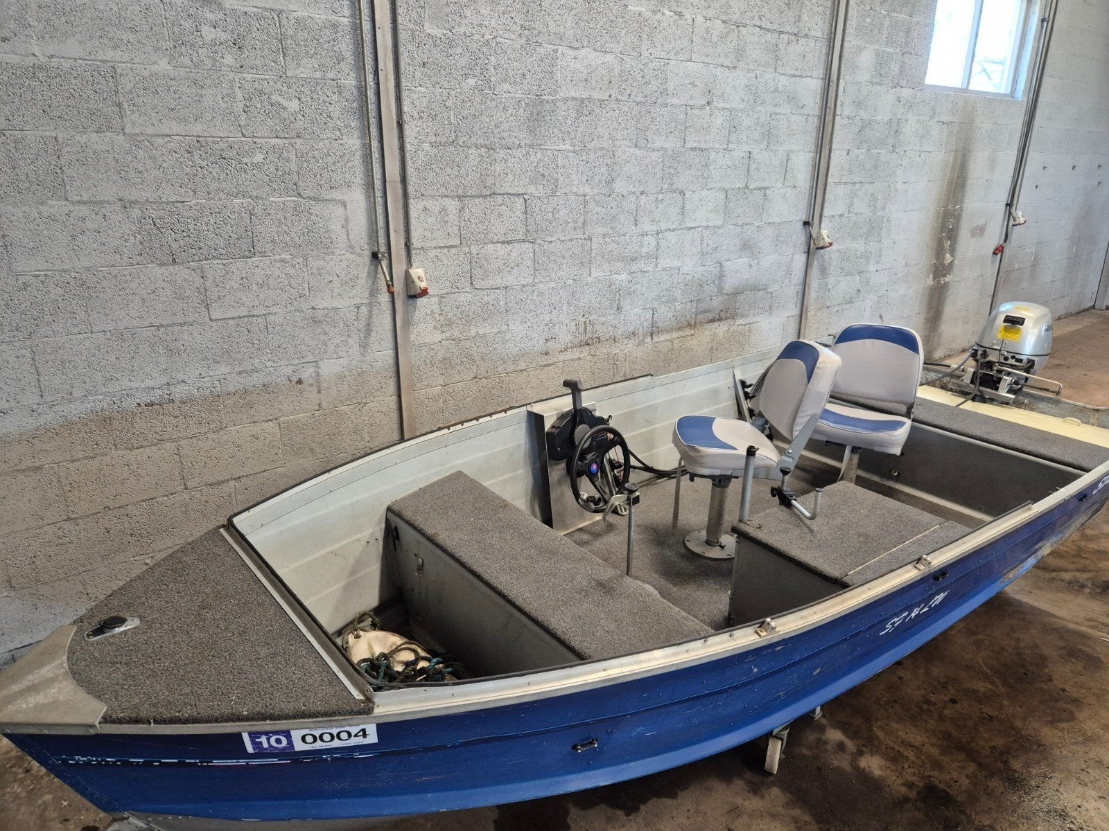 Starcraft SF 14 Aluminium Visboot met Honda 10 PK motor, Watersport en Boten, Ophalen, Overige merken, Gebruikt, Met afstandsbediening