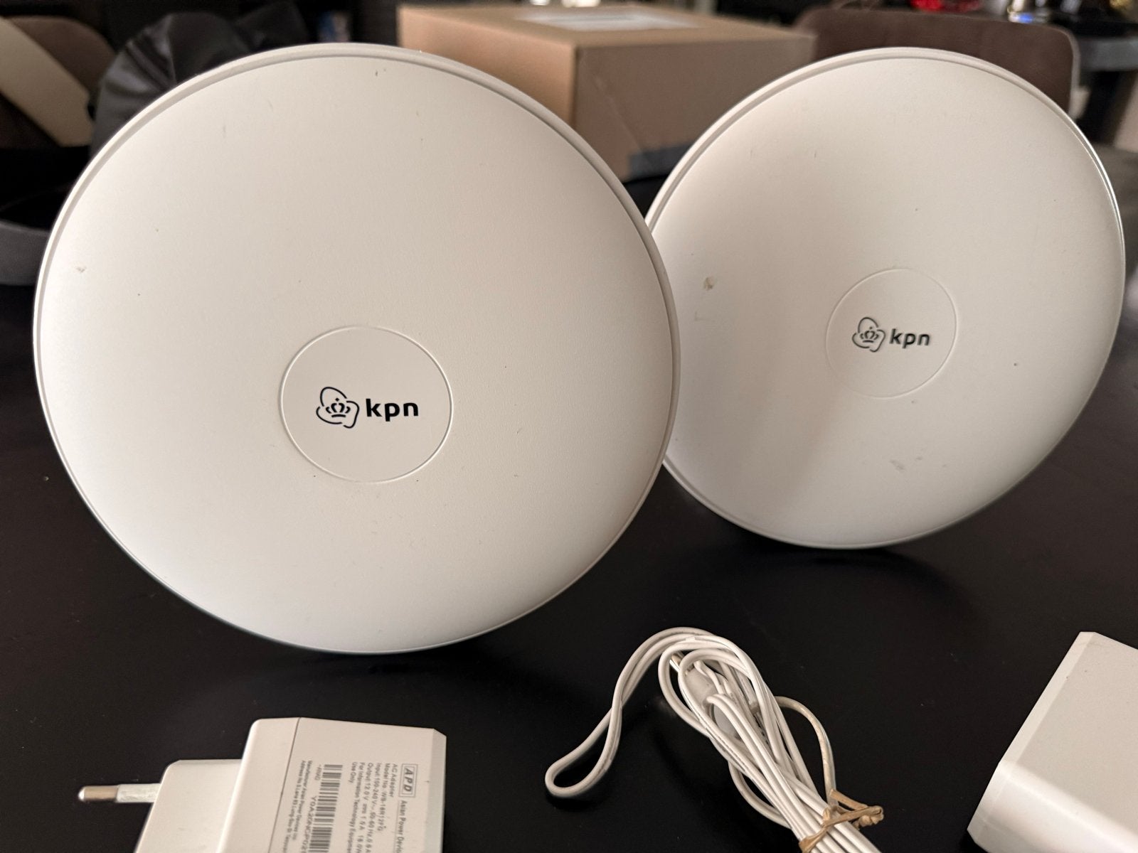 KPN SuperWifi Punten (2 stuks) - Verbeter je WiFi!, Ophalen, Zo goed als nieuw, Router
