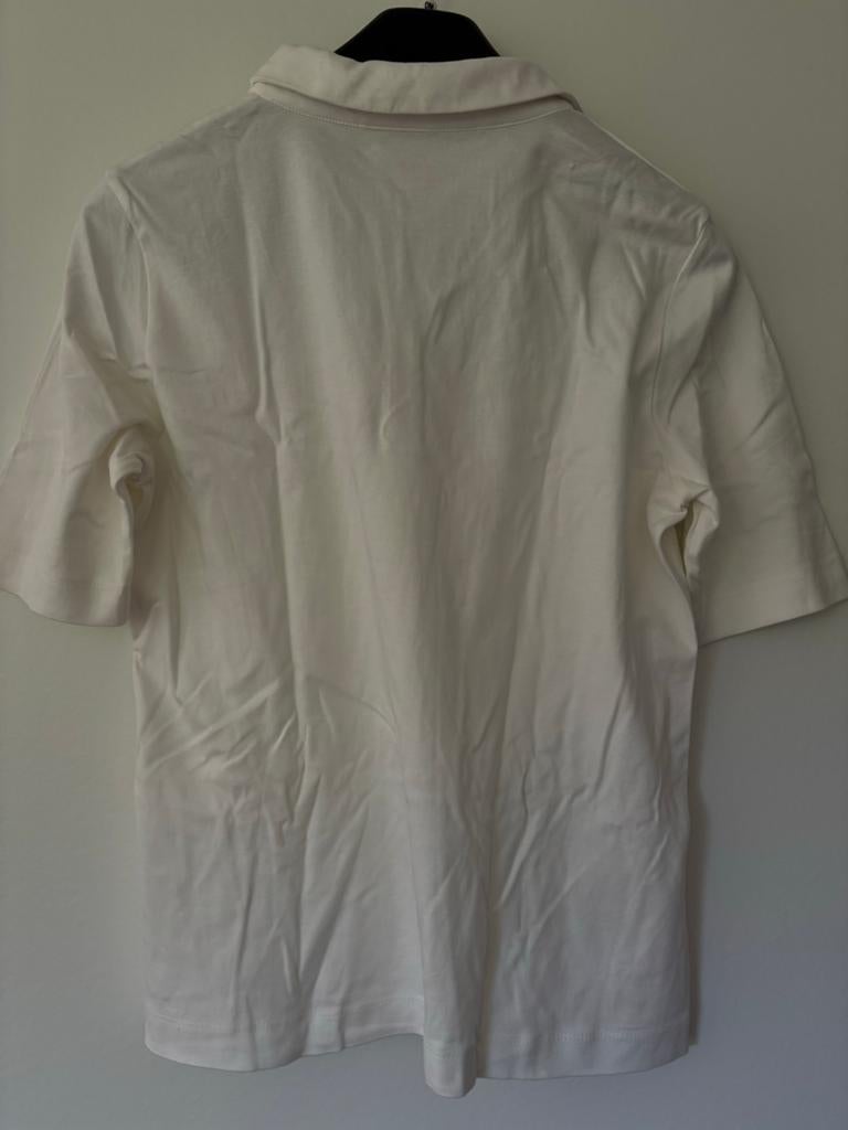 Gerry Weber Polo Wit/Beige Maat 38/40, Ophalen of Verzenden, Zo goed als nieuw, Wit