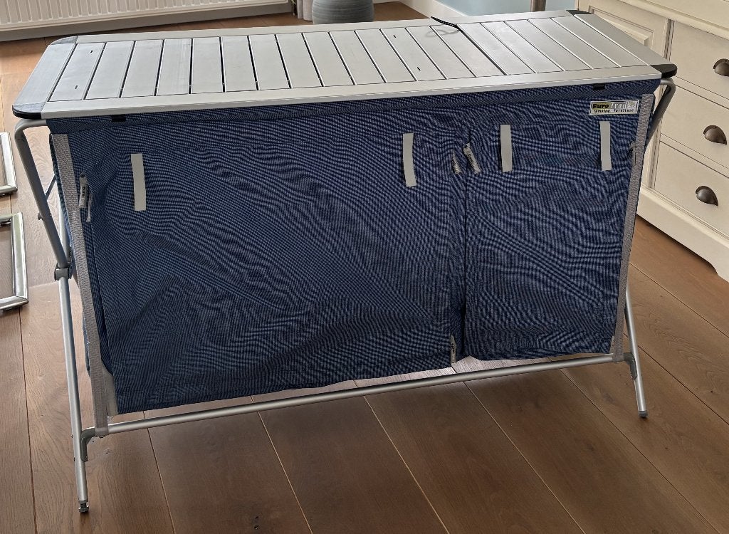 EuroTrail Campingkast 122x81x49cm (BxHxD), Caravans en Kamperen, Ophalen, Gebruikt, Campingkast