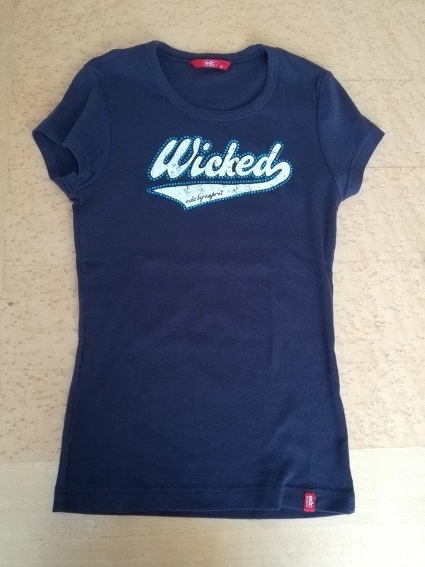 EDC by Esprit T-shirt 'Wicked' - Maat S (valt als XS)- Nieuw, Blauw, Nieuw, Ophalen of Verzenden, EDC by Esprit