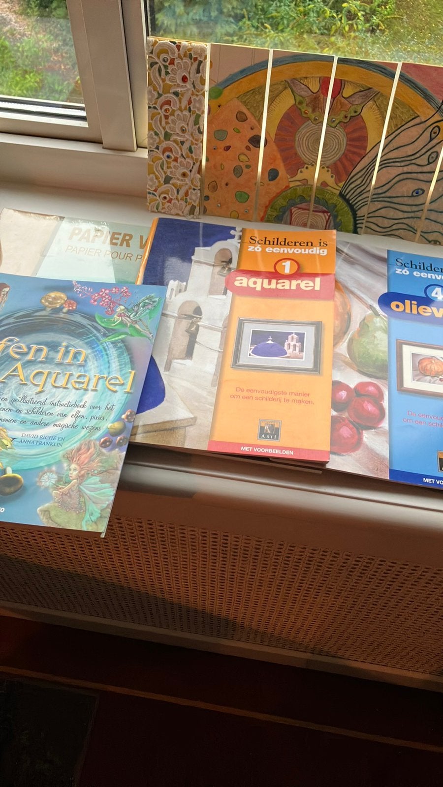 3x: Elfen in aqauarel,schilderen deel 1 aquarel, 4 olieverf, Boeken, Ophalen of Verzenden, Zo goed als nieuw, Tekenen en Schilderen