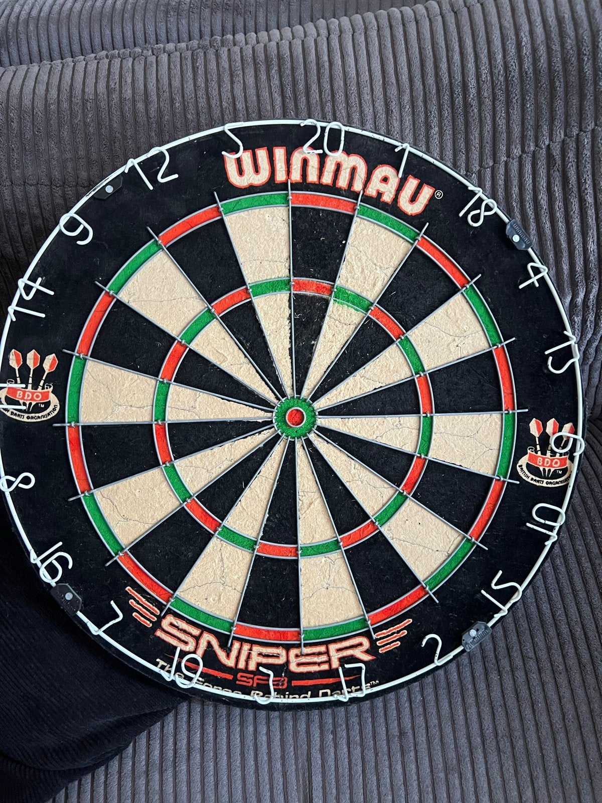 Winmau Sniper Dartbord, Ophalen, Gebruikt, Dartbord