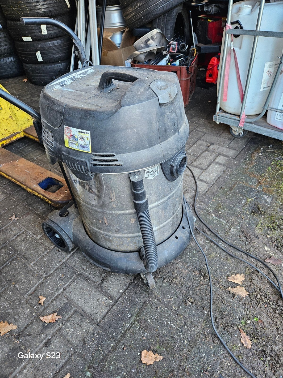 Kärcher Industriële Stofzuiger - Krachtig en Robuust, Gebruikt, Kärcher, Ophalen of Verzenden, Industriële stofzuiger