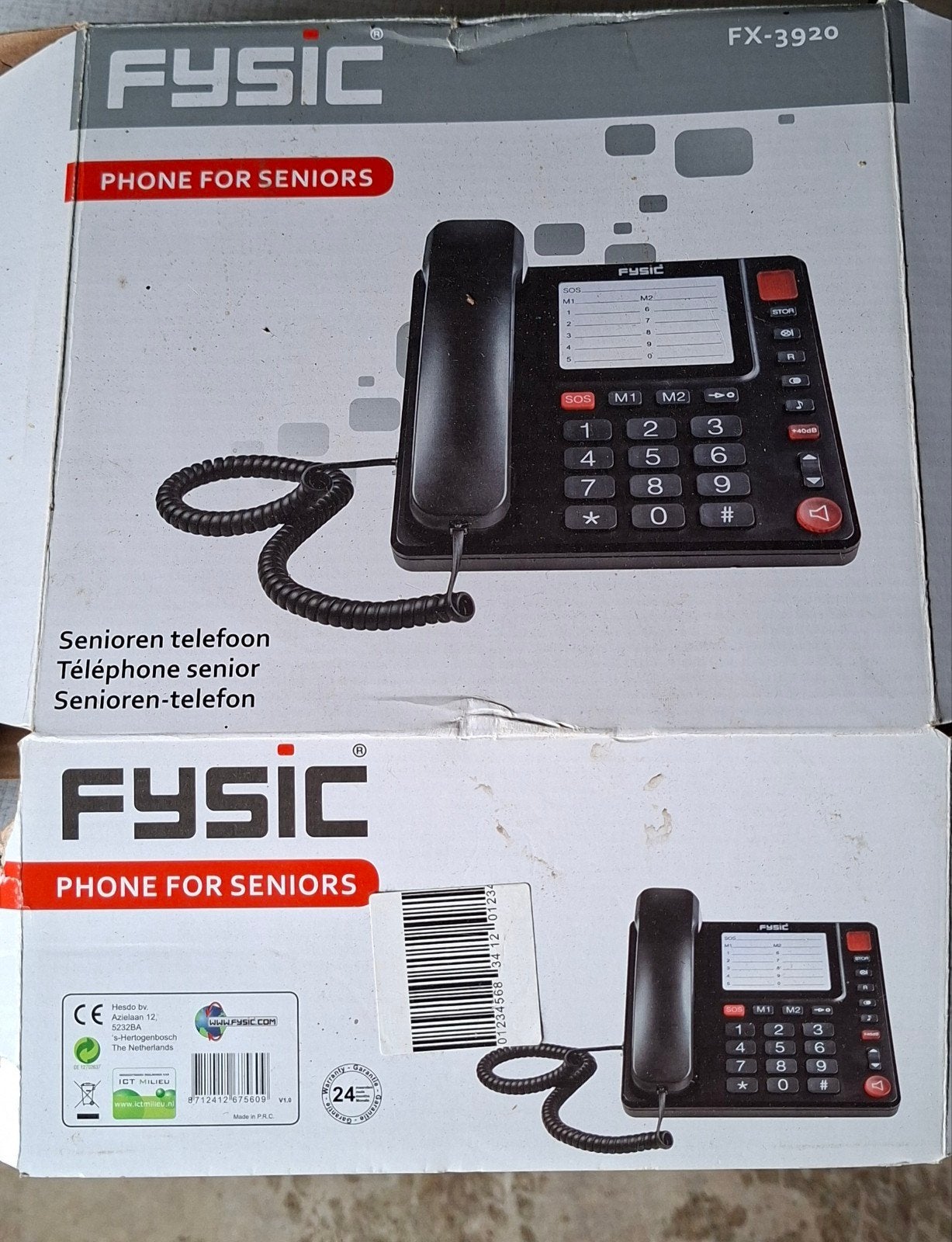Fysic senioren telefoon met grote toetsen, Ophalen of Verzenden