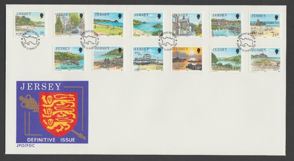 Jersey - Michelnr 463-475 - beelden van Jersey, permanent, Verzenden, Postfris
