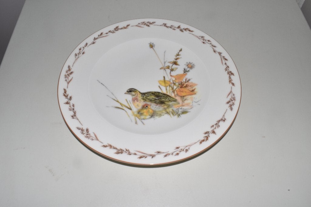 Dinerbord Kwartel Natuurservies Tettau, Info@detagrijn.com, Overige merken, Nieuw, Ophalen of Verzenden