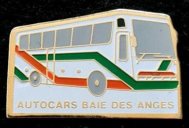 Autocars Baie des Anges pin, Verzenden, Nieuw, Transport, Speldje of Pin