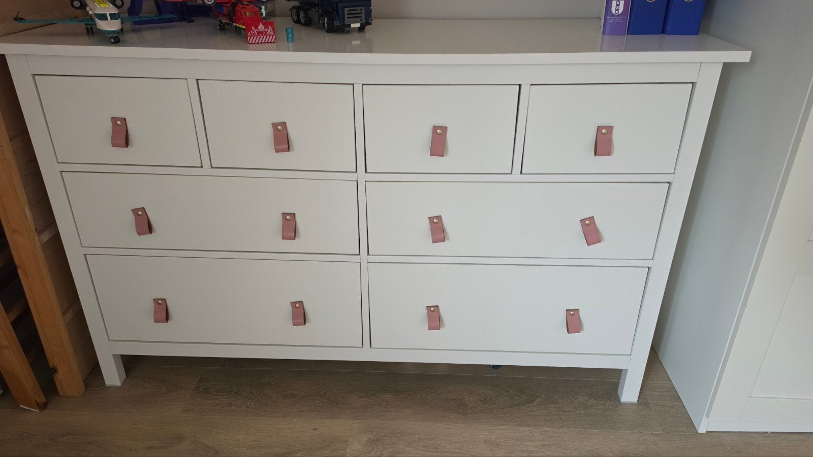 Hemnes kast 8 lades wit zeer goede staat, Ophalen, 5 laden of meer, 150 tot 200 cm, Zo goed als nieuw
