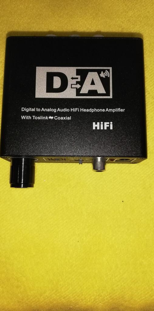 Audio converter Digitaal naar Analoog met Toslink. Incl. Ver, Verzenden, Nieuw