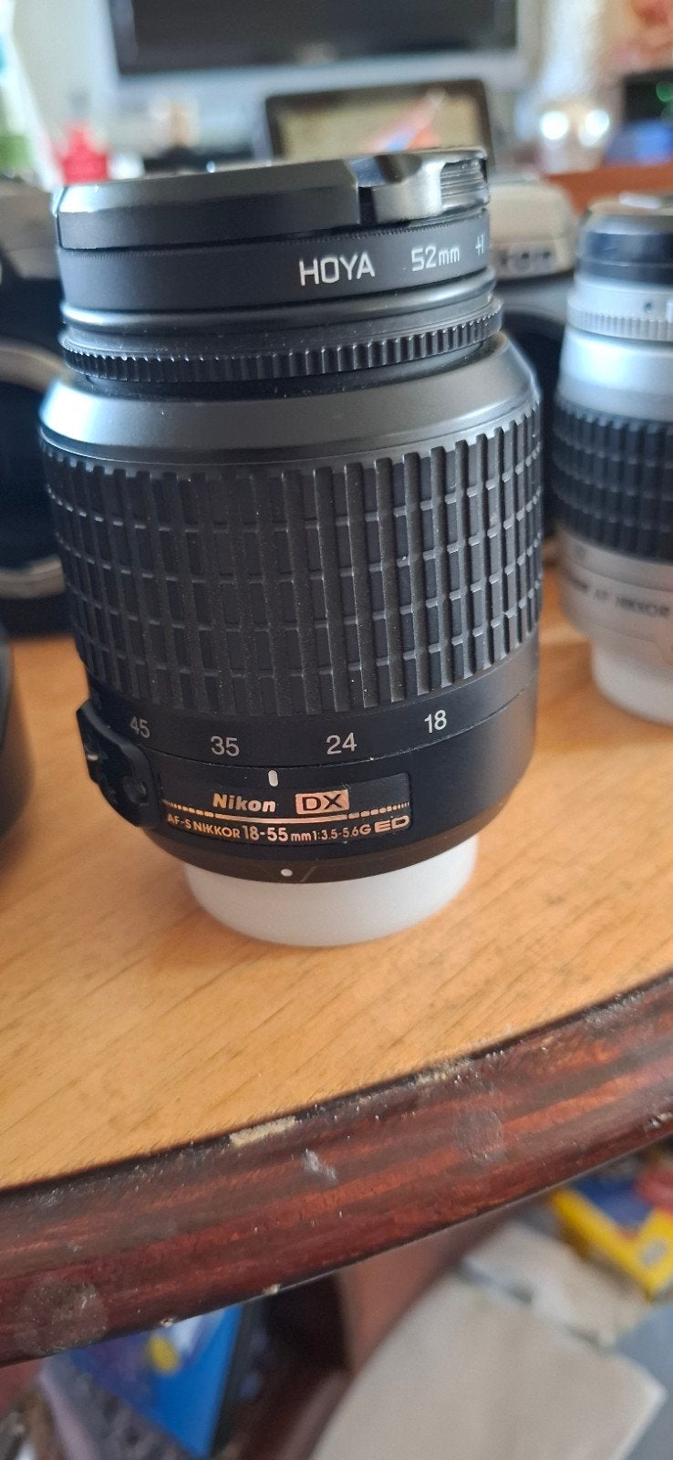 nikor 18 55 lens geschikt voor f serie als d serie, Ophalen, Autofocus, Nikon, Zo goed als nieuw