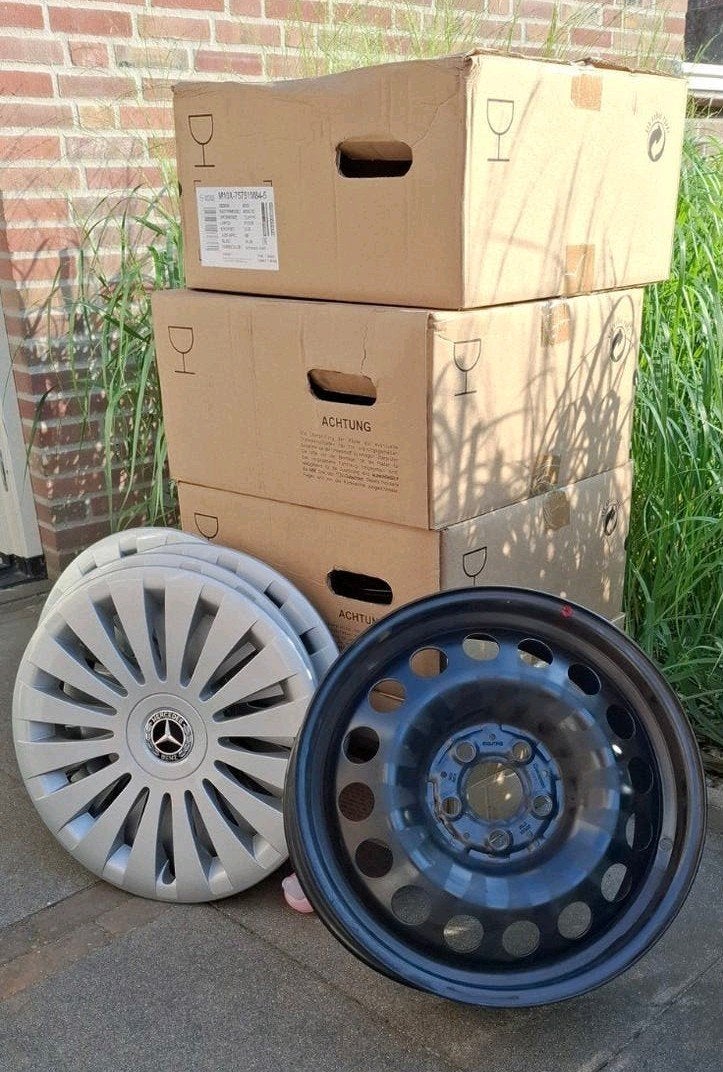 Stalen velgen Mercedes-Benz Vito / eVito / V-Klasse, Auto-onderdelen, Banden en Velgen, Bestelwagen, Velg(en), 17 inch, Ophalen of Verzenden