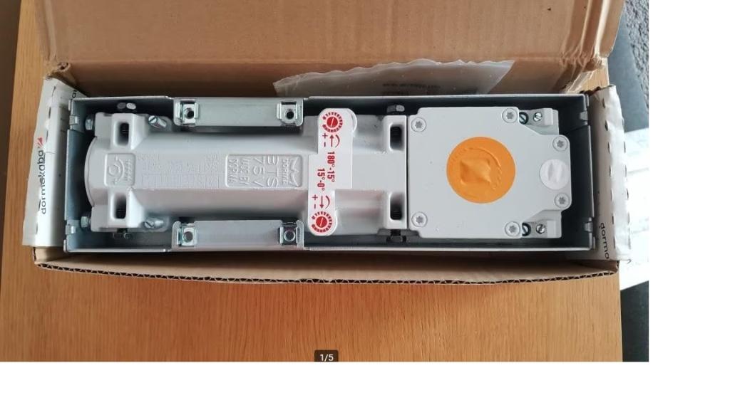 DORMAKABA BTS 75V vloerveer nieuw met afdekplaat, Doe-het-zelf en Verbouw, Hang- en Sluitwerk, Ophalen, Nieuw, Rvs, Scharnier