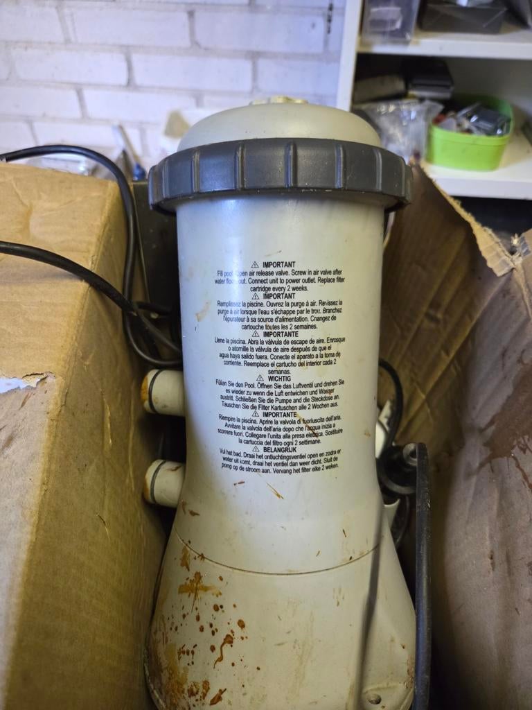 Zwembad filterpomp - Gebruikt, Ophalen of Verzenden, Gebruikt, Overige typen, Minder dan 80 cm