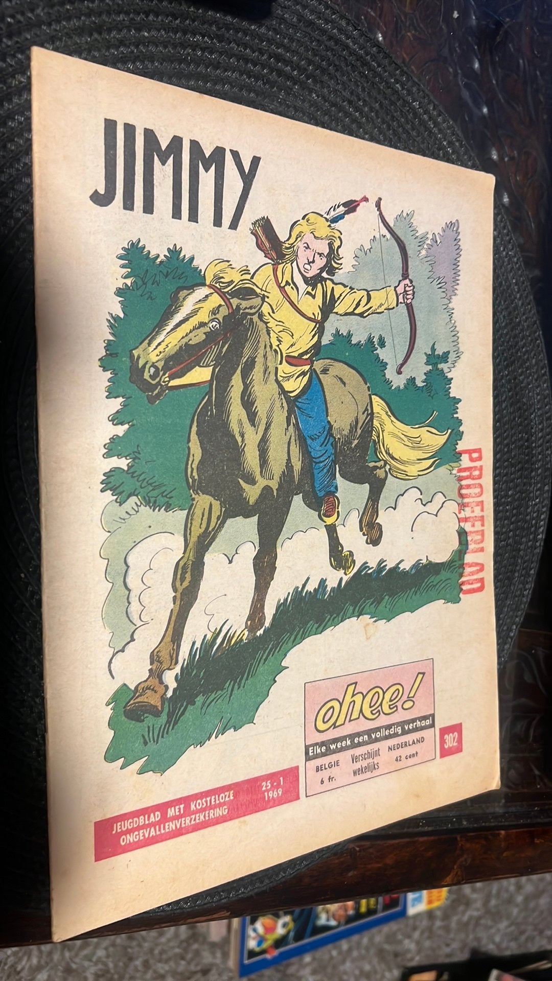 PROEFBLAD 1969 !!! JIMMY / 1969 / OHEE NR 302, Eén stripboek, Ophalen of Verzenden, Nieuw