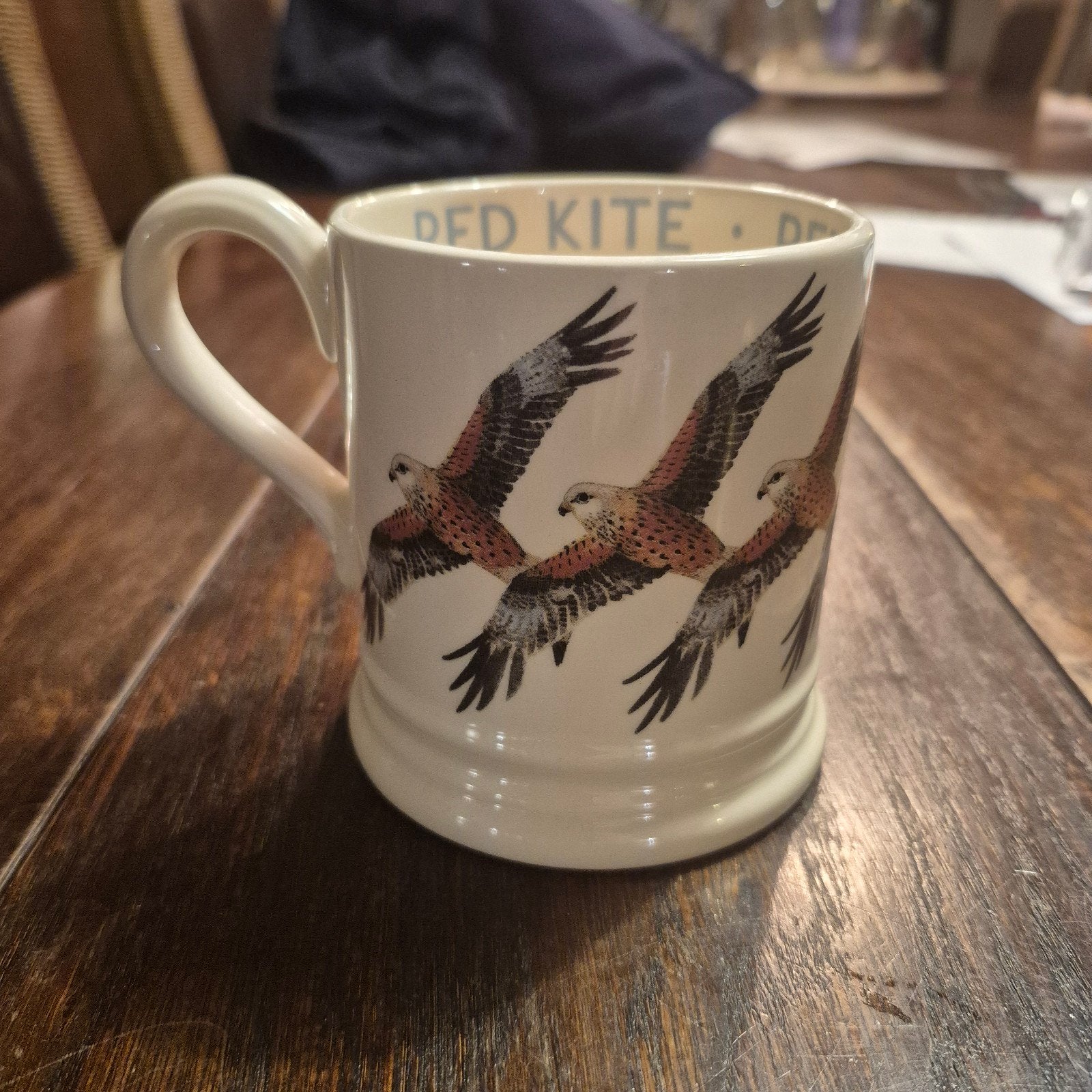ZELDZAAM Emma Bridgewater mok 0.5 1/2pt Red Kite Rode Wauw, Nieuw, Emma Bridgewater, Overige stijlen, Aardewerk