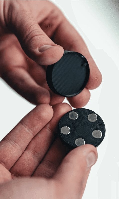 Flitsmeister dash magneten houder - zwart/wit (zonder magnet, Ophalen of Verzenden, Nieuw