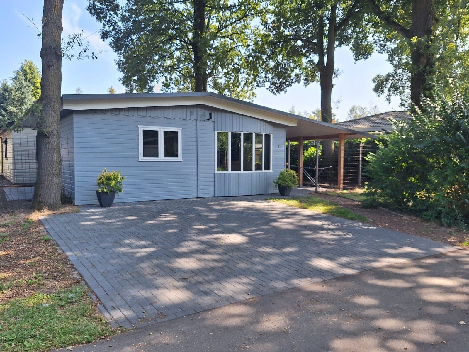 Comfortabel groot dubbel chalet met 2 slaapkamers