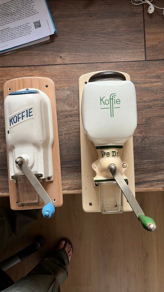 Oude koffiemolens, Ophalen of Verzenden, Gebruikt