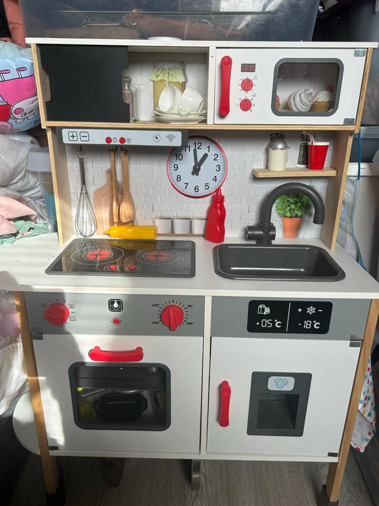 Kinderkeuken met accessoires, Ophalen of Verzenden, Zo goed als nieuw, Jongen of Meisje