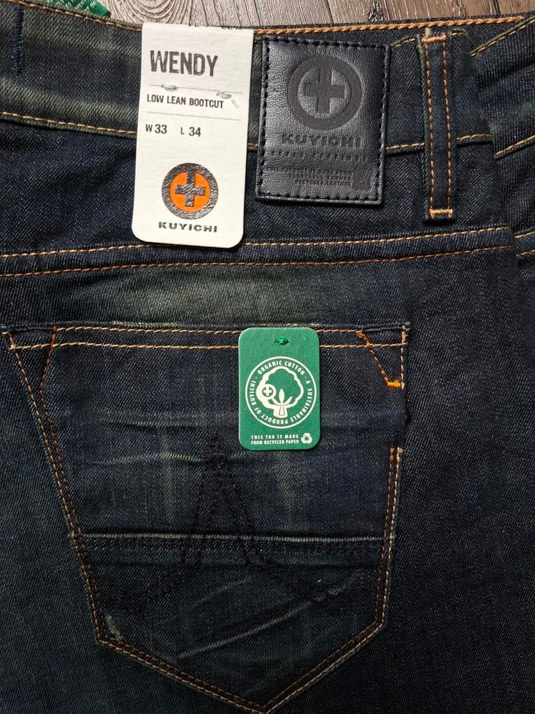 KUYICHI Wendy bootcut jeans W33 L34 4 voor €99,95, Kleding | Dames, Spijkerbroeken en Jeans, Blauw, KUYICHI, Nieuw, Ophalen of Verzenden