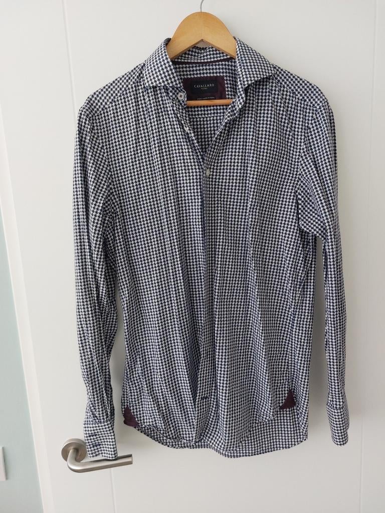 Overhemd cavallaro 39, Blauw, Zo goed als nieuw, Cavallaro Napoli, Halswijdte 39/40 (M)