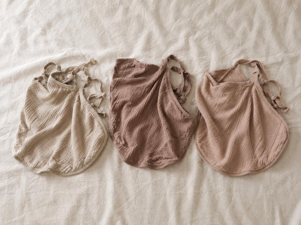 2 borstvoedingdoeken; beige + bruin., Ophalen of Verzenden, Zo goed als nieuw