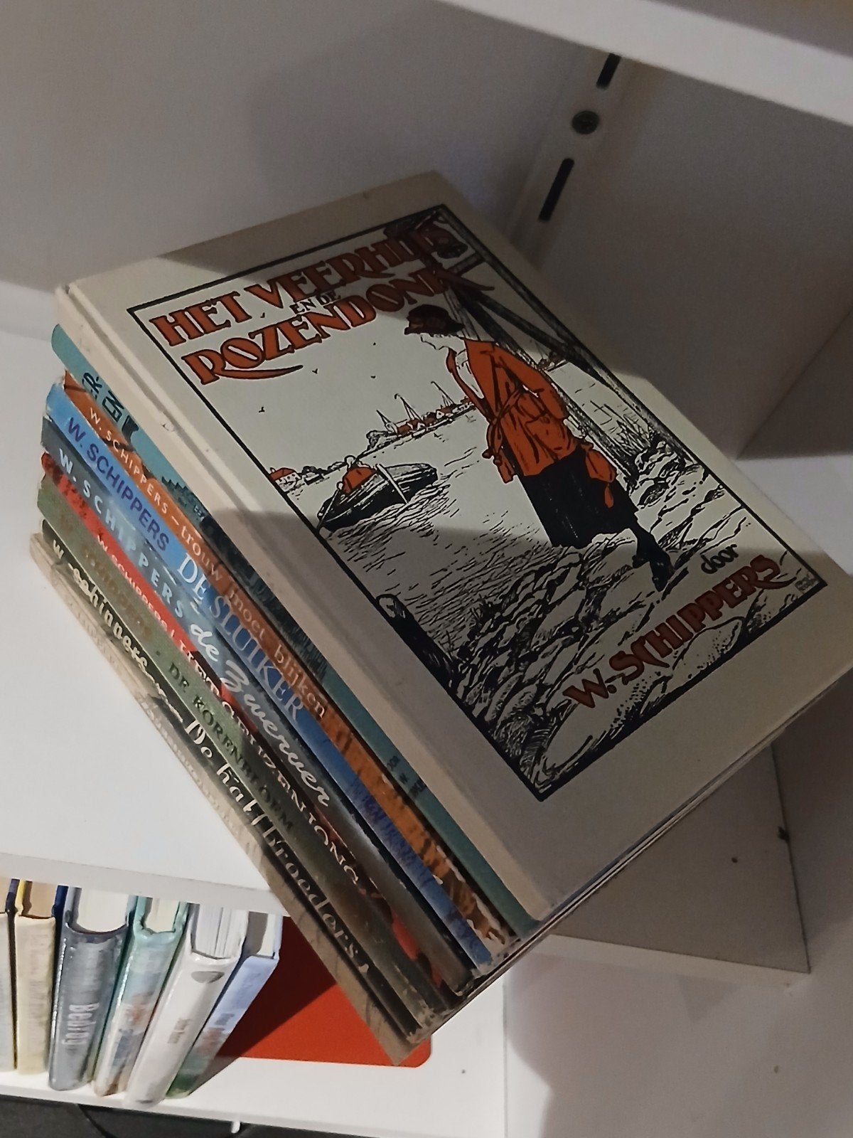 9 boekjes uit de serie W. Schippers, Ophalen of Verzenden